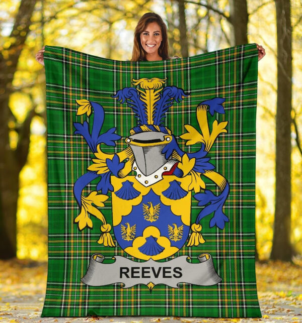 Ireland Premium Blanket - Reeves Ireland Blanket Irish National Tartan - Image 5