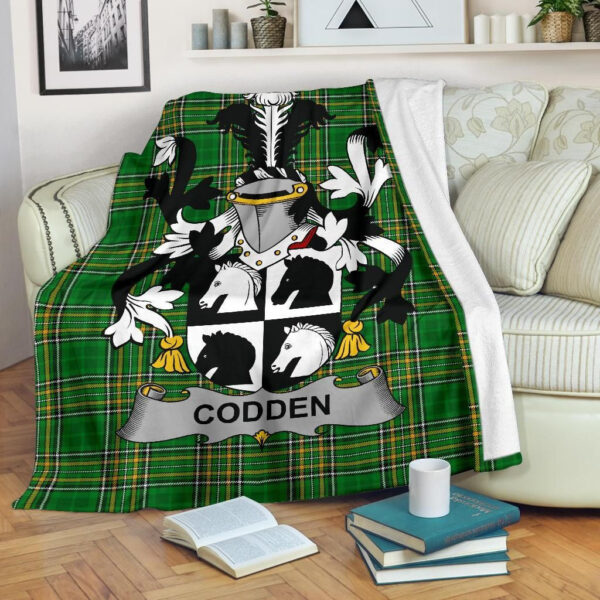 Ireland Premium Blanket - Codden or McCodden Ireland Blanket Irish National Tartan