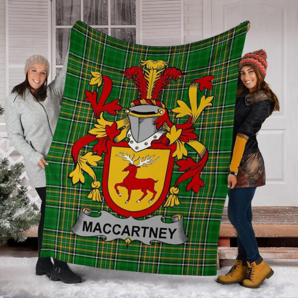 Ireland Premium Blanket - McCartney or MacCartney Ireland Blanket Irish National Tartan - Image 6