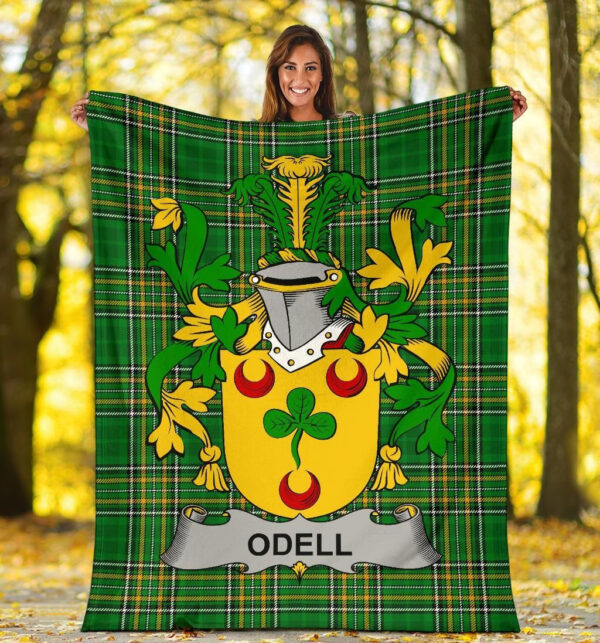 Ireland Premium Blanket - Odell Ireland Blanket Irish National Tartan - Image 5