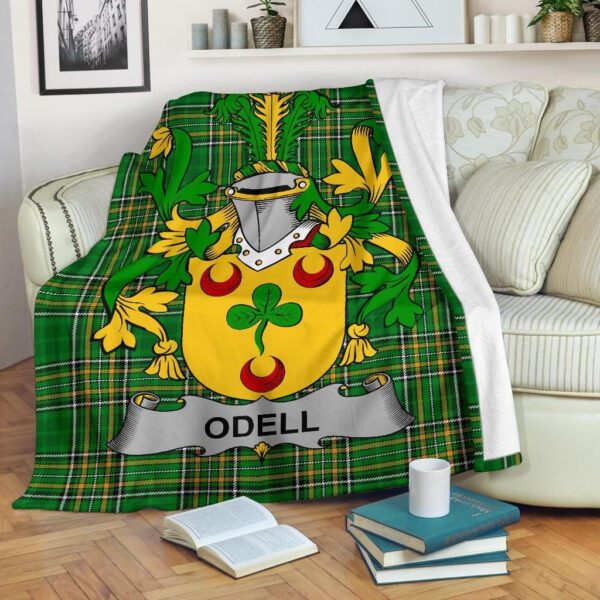 Ireland Premium Blanket - Odell Ireland Blanket Irish National Tartan