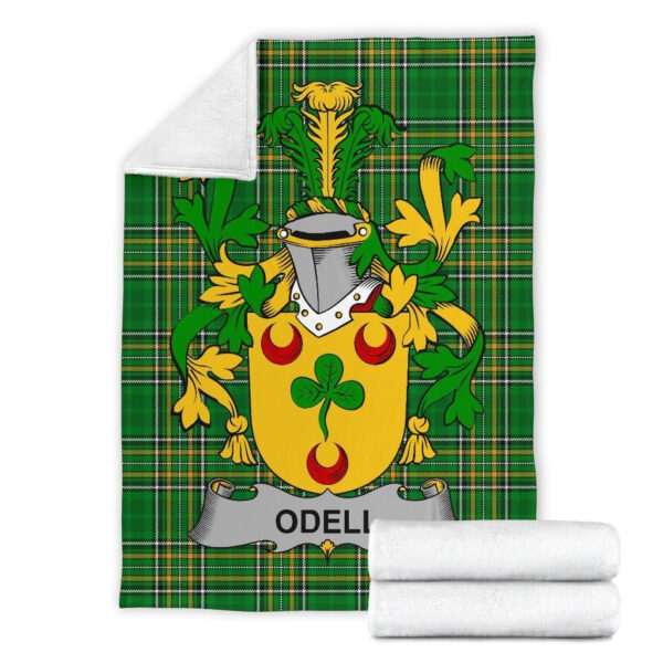 Ireland Premium Blanket - Odell Ireland Blanket Irish National Tartan - Image 7