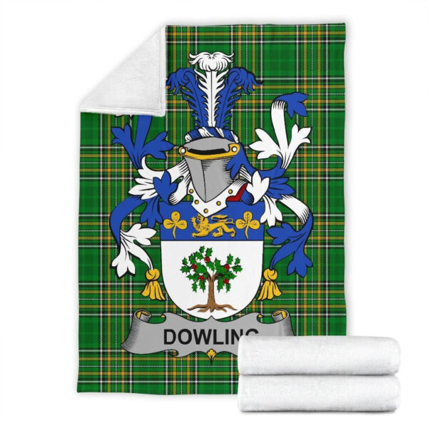 Ireland Premium Blanket - Dowling or O'Dowling Ireland Blanket Irish National Tartan - Image 7