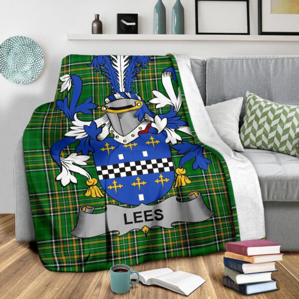 Ireland Premium Blanket - Lees or McAleese Ireland Blanket Irish National Tartan - Image 3