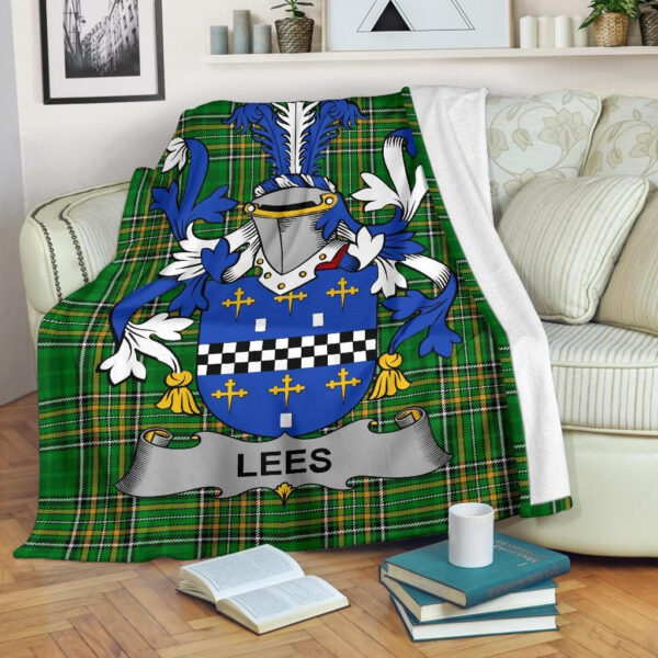 Ireland Premium Blanket - Lees or McAleese Ireland Blanket Irish National Tartan