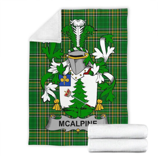 Ireland Premium Blanket - McAlpine or MacAlpin Ireland Blanket Irish National Tartan - Image 7