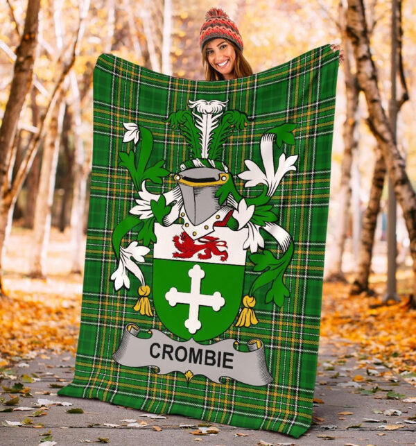 Ireland Premium Blanket - Crombie Ireland Blanket Irish National Tartan - Image 4