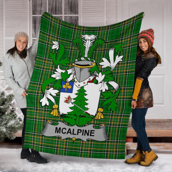 Ireland Premium Blanket - McAlpine or MacAlpin Ireland Blanket Irish National Tartan - Image 6