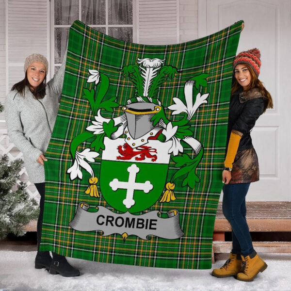 Ireland Premium Blanket - Crombie Ireland Blanket Irish National Tartan - Image 6