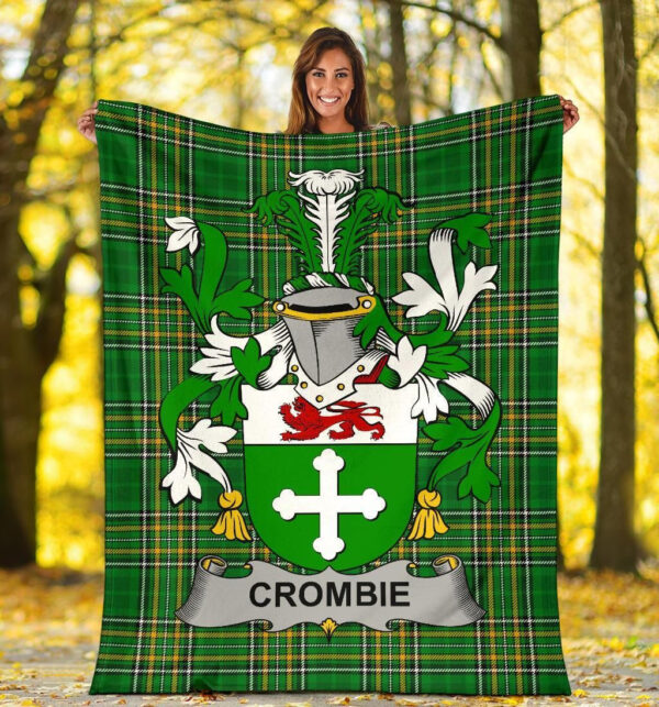 Ireland Premium Blanket - Crombie Ireland Blanket Irish National Tartan - Image 5