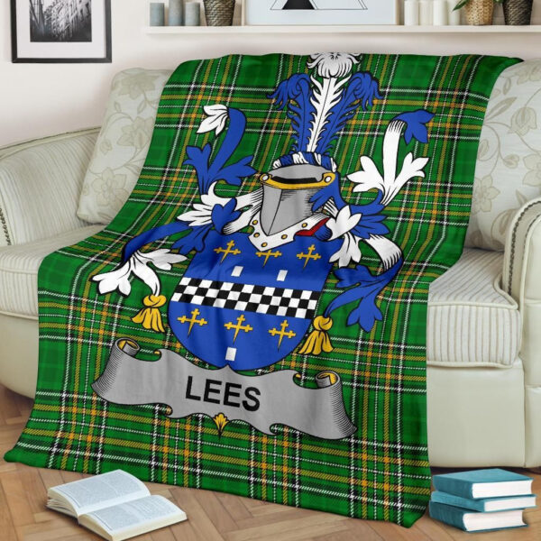 Ireland Premium Blanket - Lees or McAleese Ireland Blanket Irish National Tartan - Image 2