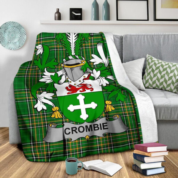 Ireland Premium Blanket - Crombie Ireland Blanket Irish National Tartan - Image 3