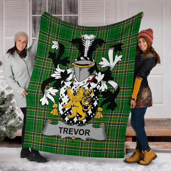 Ireland Premium Blanket - Trevor Ireland Blanket Irish National Tartan - Image 6