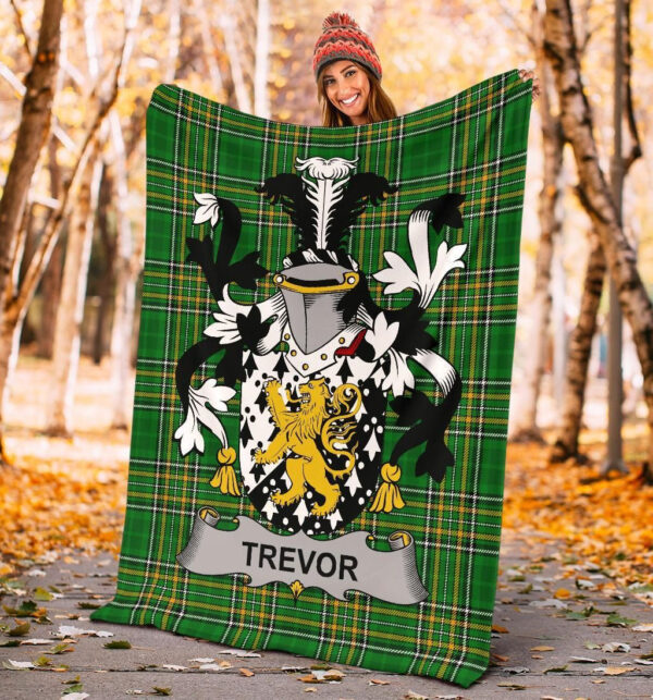 Ireland Premium Blanket - Trevor Ireland Blanket Irish National Tartan - Image 4