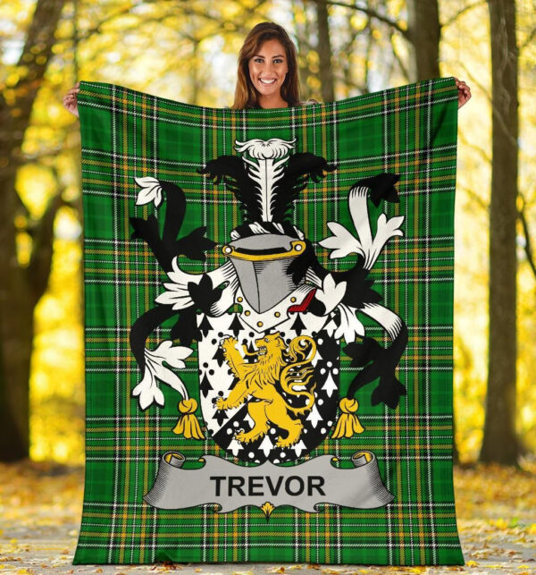 Ireland Premium Blanket - Trevor Ireland Blanket Irish National Tartan - Image 5