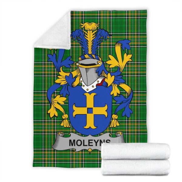 Ireland Premium Blanket - Moleyns Ireland Blanket Irish National Tartan - Image 7