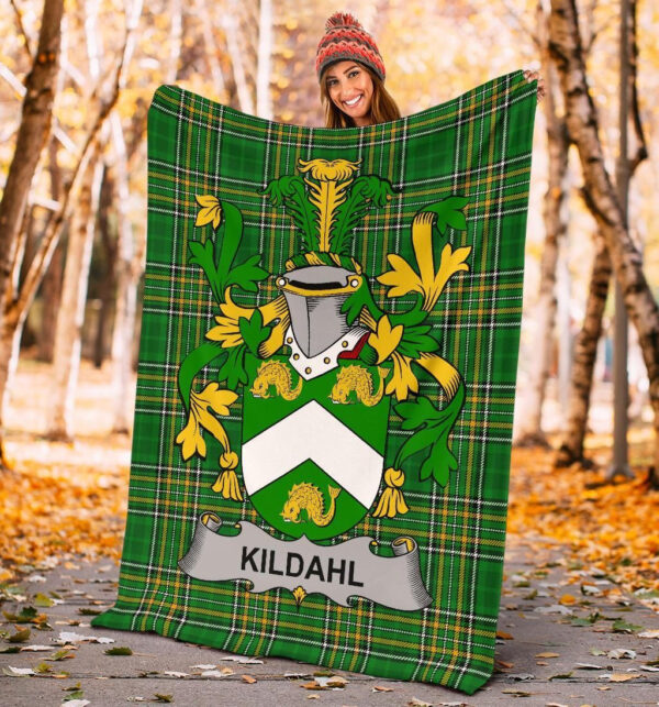 Ireland Premium Blanket - Kildahl Ireland Blanket Irish National Tartan - Image 4