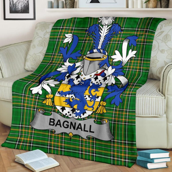 Ireland Premium Blanket - Bagnall Ireland Blanket Irish National Tartan - Image 2