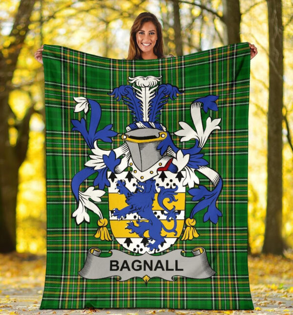 Ireland Premium Blanket - Bagnall Ireland Blanket Irish National Tartan - Image 4