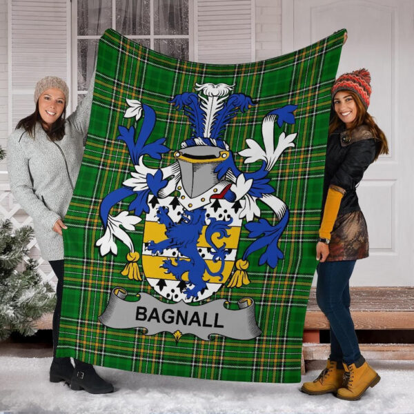 Ireland Premium Blanket - Bagnall Ireland Blanket Irish National Tartan - Image 5