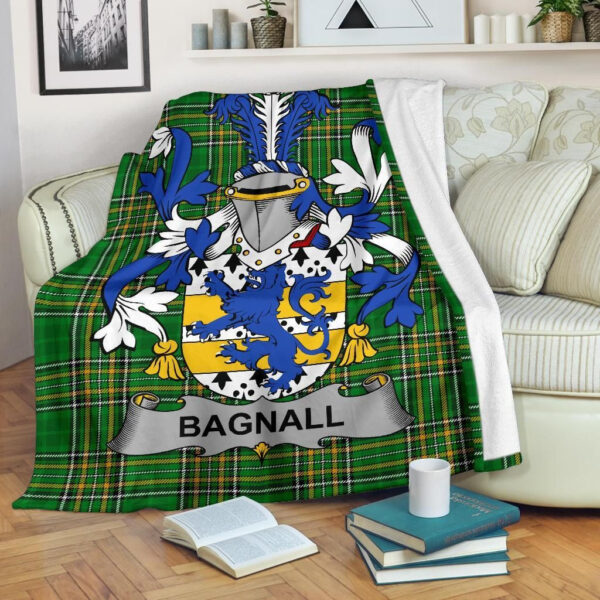 Ireland Premium Blanket - Bagnall Ireland Blanket Irish National Tartan