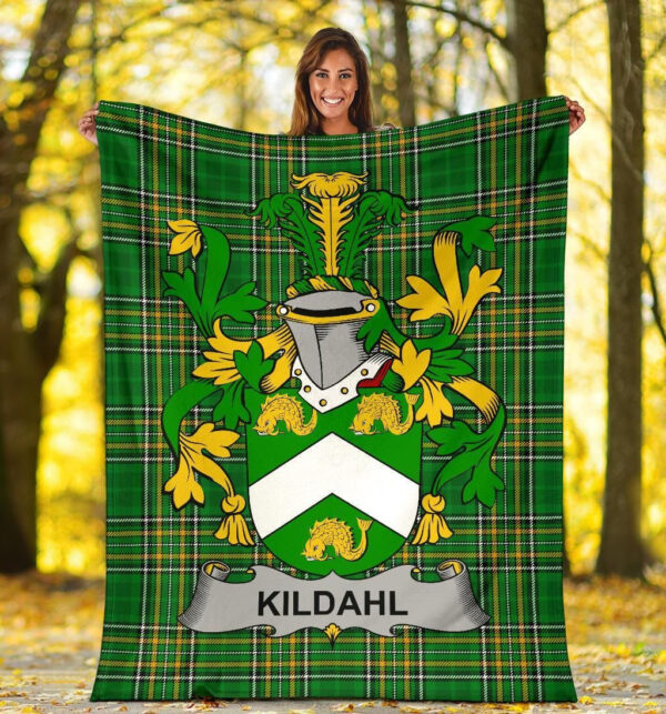 Ireland Premium Blanket - Kildahl Ireland Blanket Irish National Tartan - Image 5