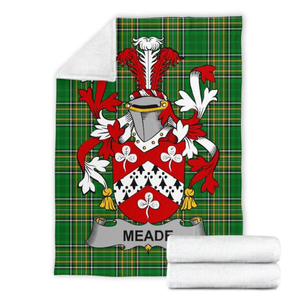 Ireland Premium Blanket - Meade Ireland Blanket Irish National Tartan - Image 7