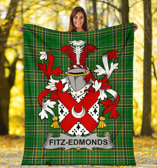 Ireland Premium Blanket - Fitz-Edmonds Ireland Blanket Irish National Tartan - Image 5