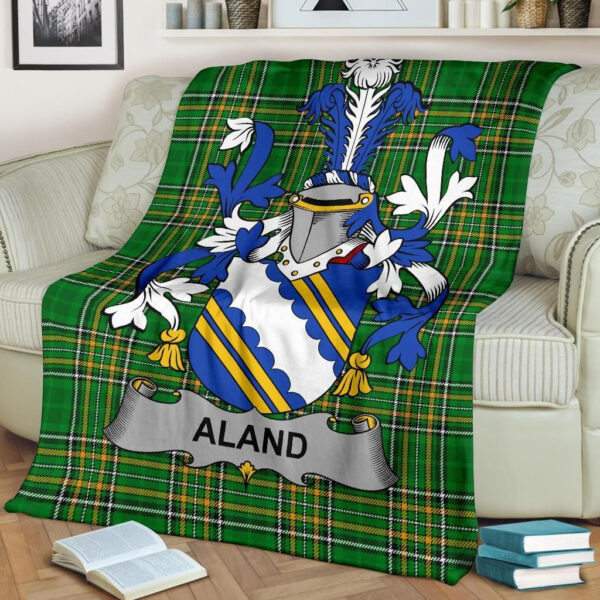 Ireland Premium Blanket - Aland Ireland Blanket Irish National Tartan - Image 2