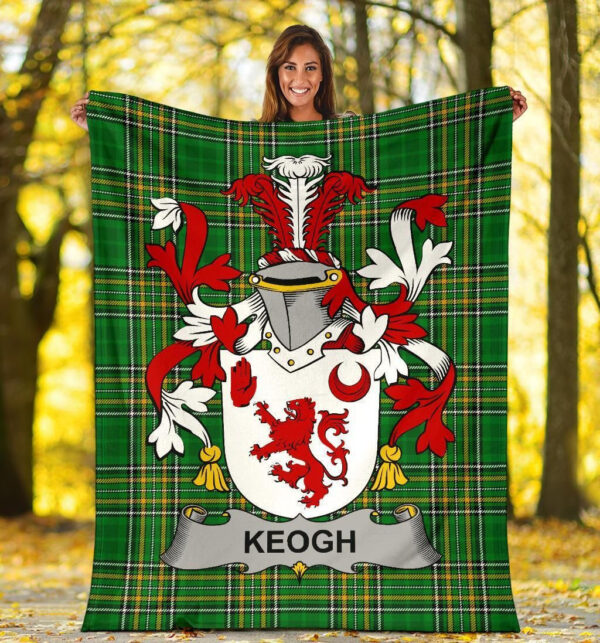 Ireland Premium Blanket - Keogh or McKeogh Ireland Blanket Irish National Tartan - Image 5