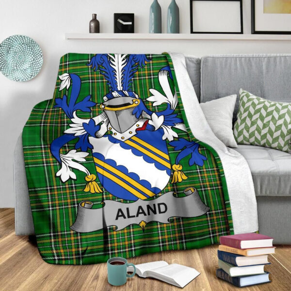 Ireland Premium Blanket - Aland Ireland Blanket Irish National Tartan - Image 3