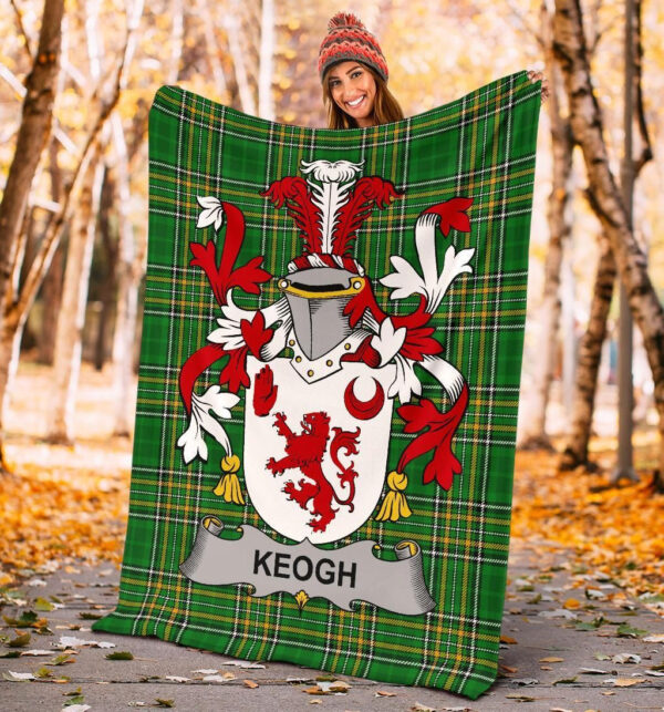 Ireland Premium Blanket - Keogh or McKeogh Ireland Blanket Irish National Tartan - Image 4