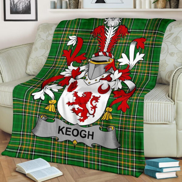 Ireland Premium Blanket - Keogh or McKeogh Ireland Blanket Irish National Tartan - Image 2