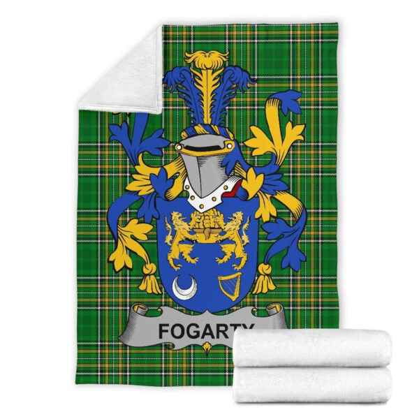 Ireland Premium Blanket - Fogarty or O'Fogarty Ireland Blanket Irish National Tartan - Image 7