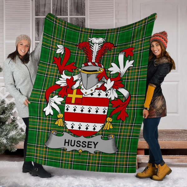 Ireland Premium Blanket - Hussey or O'Hosey Ireland Blanket Irish National Tartan - Image 5