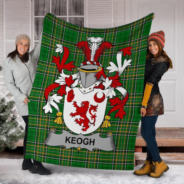 Ireland Premium Blanket - Keogh or McKeogh Ireland Blanket Irish National Tartan - Image 6