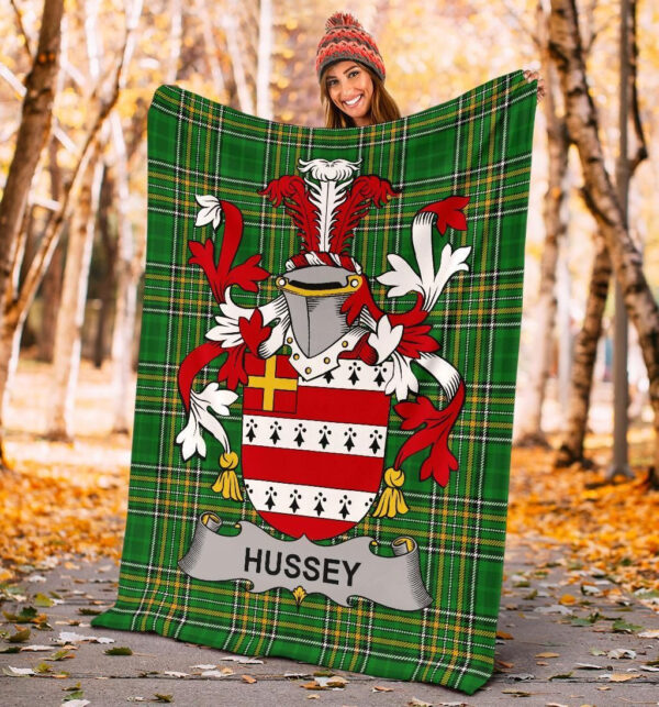 Ireland Premium Blanket - Hussey or O'Hosey Ireland Blanket Irish National Tartan - Image 3