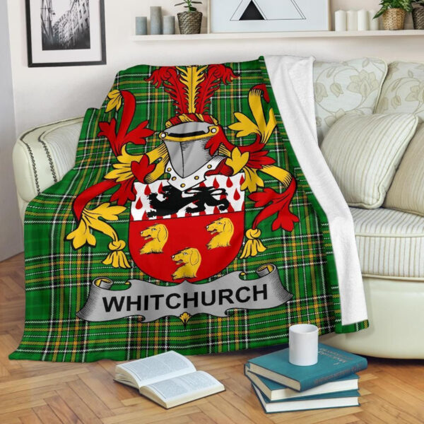 Ireland Premium Blanket - Whitchurch Ireland Blanket Irish National Tartan