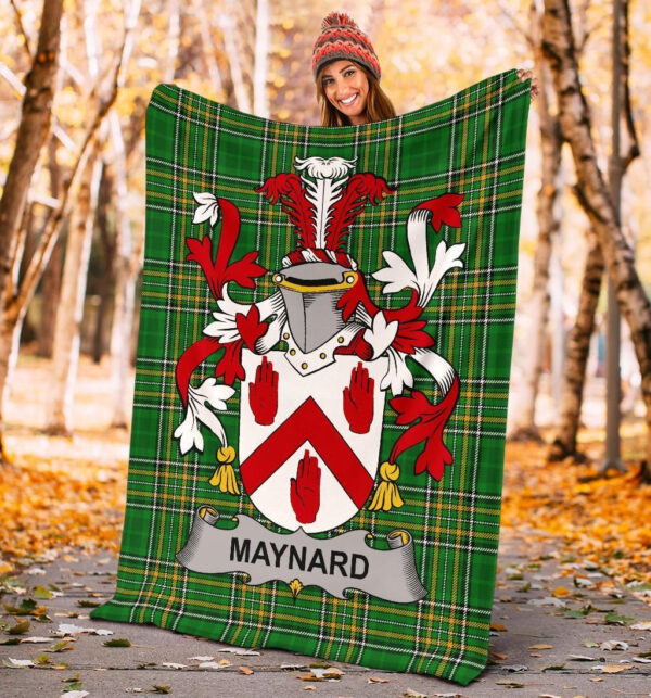 Ireland Premium Blanket - Maynard Ireland Blanket Irish National Tartan - Image 4