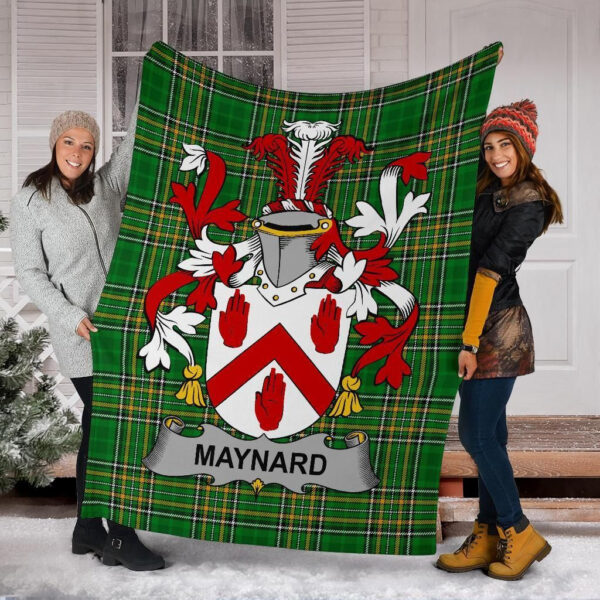 Ireland Premium Blanket - Maynard Ireland Blanket Irish National Tartan - Image 6