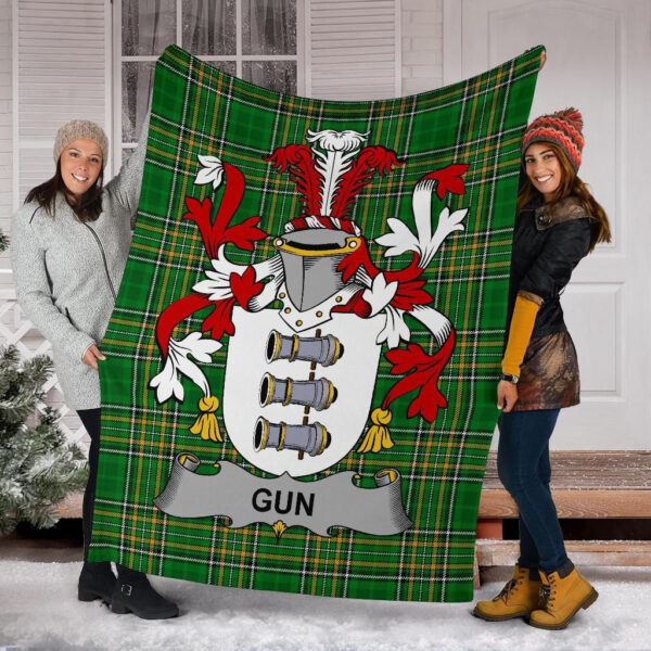 Ireland Premium Blanket - Gun Ireland Blanket Irish National Tartan - Image 5