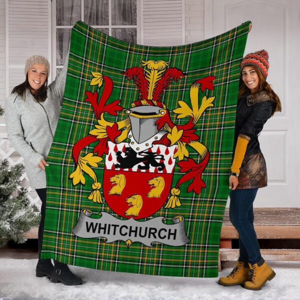 Ireland Premium Blanket - Whitchurch Ireland Blanket Irish National Tartan - Image 6