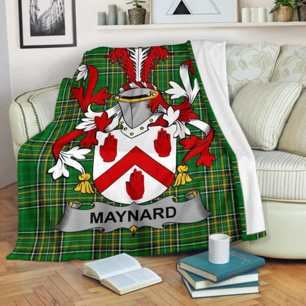 Ireland Premium Blanket - Maynard Ireland Blanket Irish National Tartan