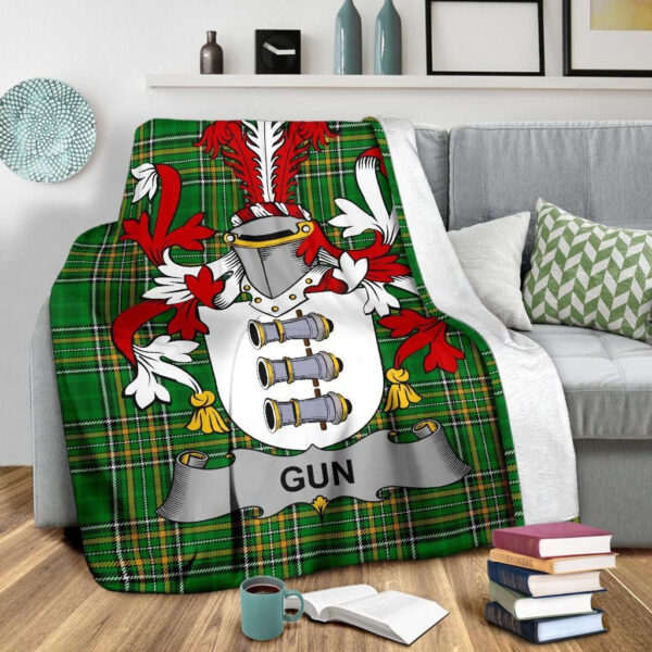 Ireland Premium Blanket - Gun Ireland Blanket Irish National Tartan - Image 3