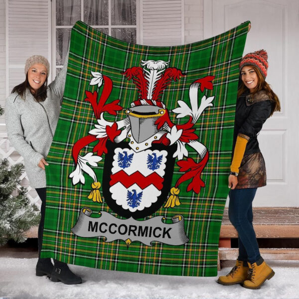 Ireland Premium Blanket - McCormick Ireland Blanket Irish National Tartan - Image 6