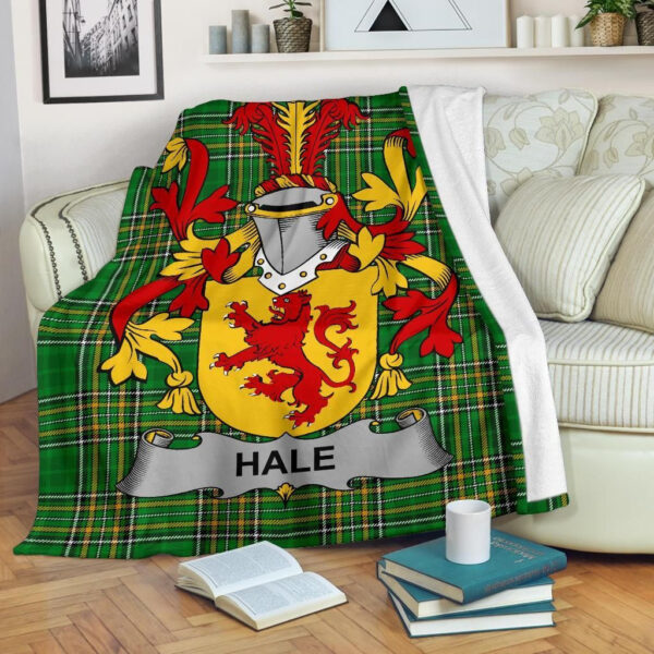 Ireland Premium Blanket - Hale or McHale Ireland Blanket Irish National Tartan