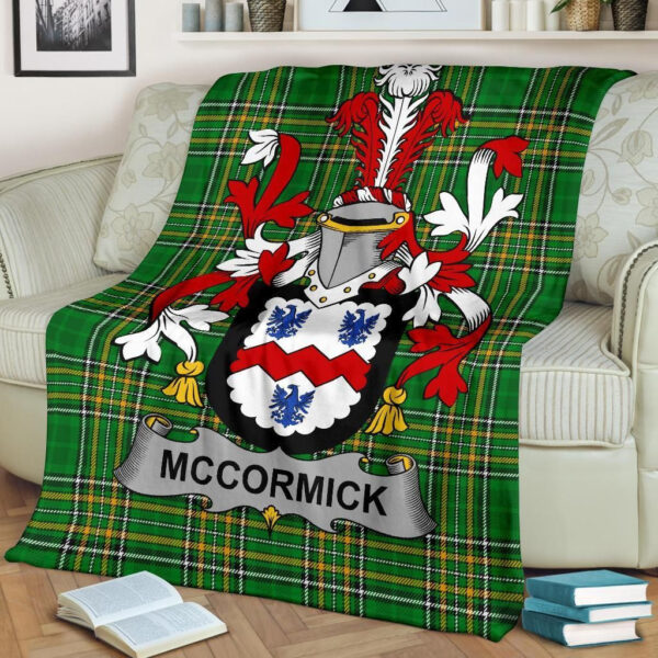 Ireland Premium Blanket - McCormick Ireland Blanket Irish National Tartan - Image 2