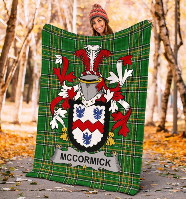 Ireland Premium Blanket - McCormick Ireland Blanket Irish National Tartan - Image 4