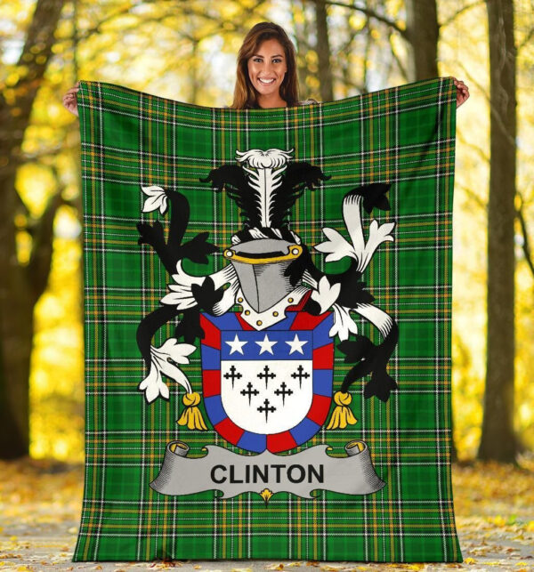 Ireland Premium Blanket - Clinton Ireland Blanket Irish National Tartan - Image 5