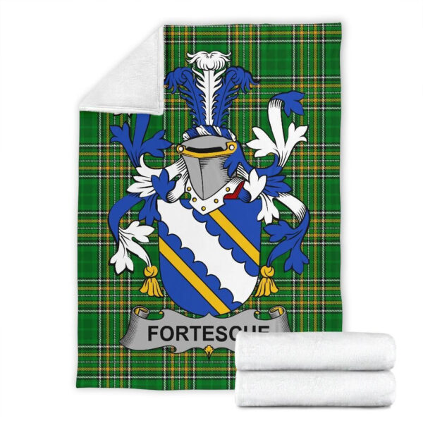 Ireland Premium Blanket - Fortescue Ireland Blanket Irish National Tartan - Image 7